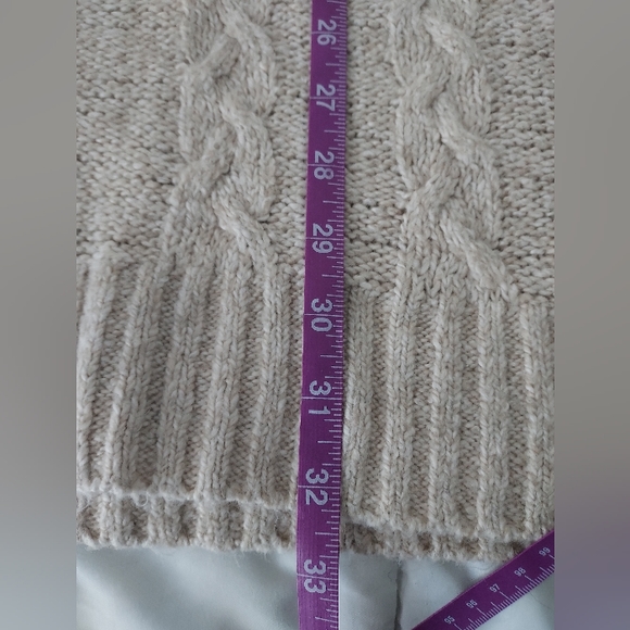 EUC American Eagle Outfitters cable turtleneck sweater dress, M - Picture 8 of 9